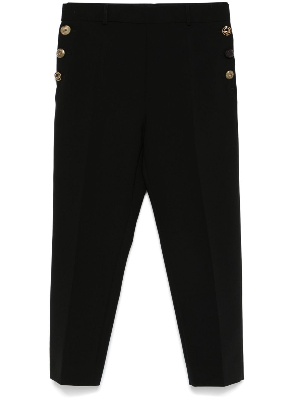 Moschino Pantalon met toelopende pijpen Zwart