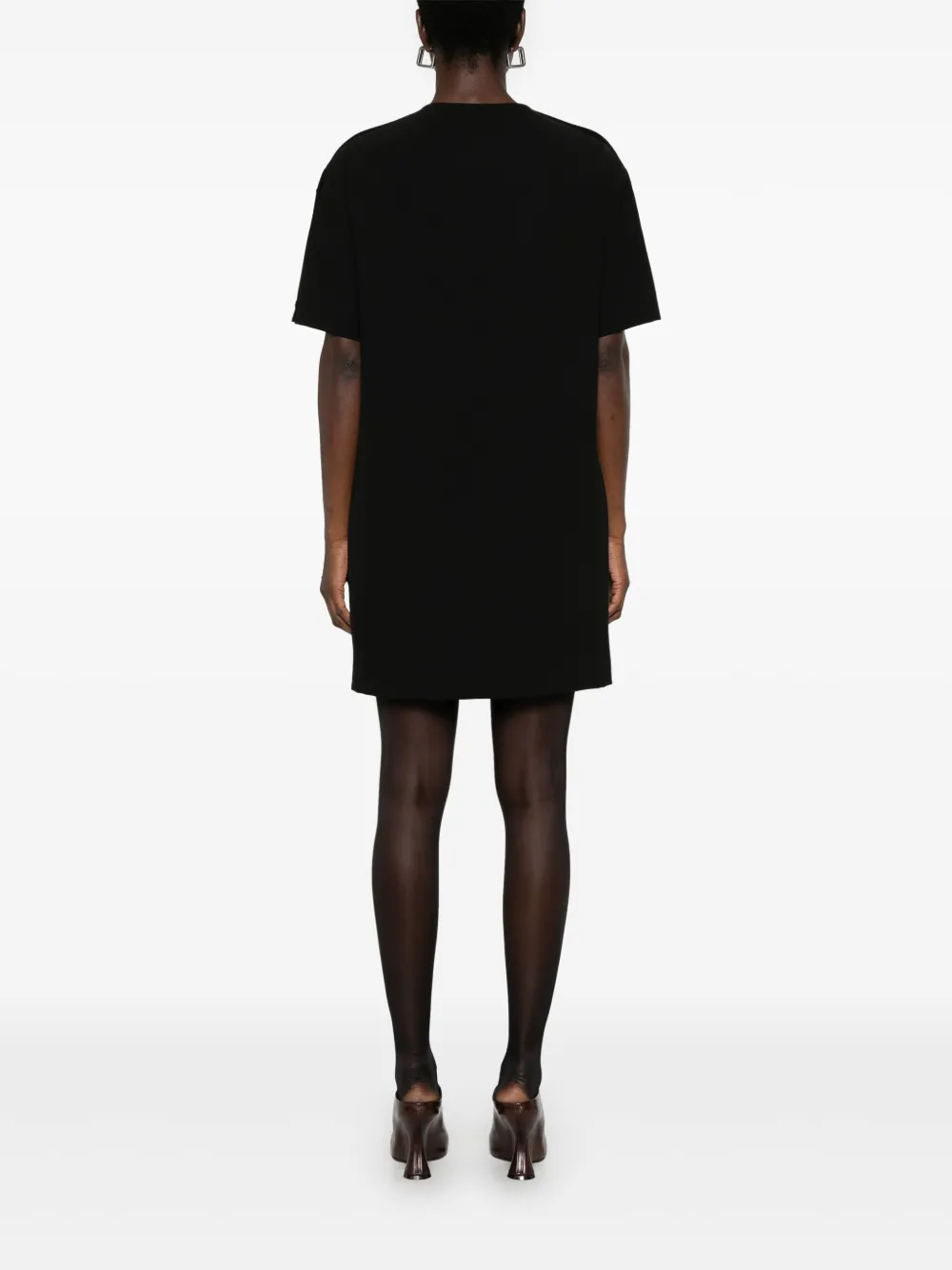 Moschino Mini-jurk van crêpe Zwart