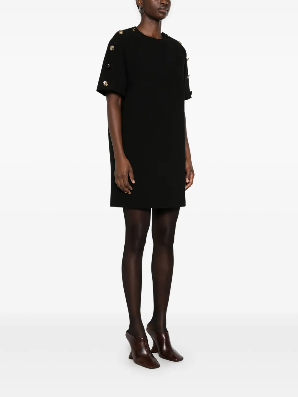 Moschino Mini-jurk van crêpe Zwart