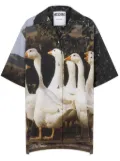 Moschino graphic-print shirt - Brown