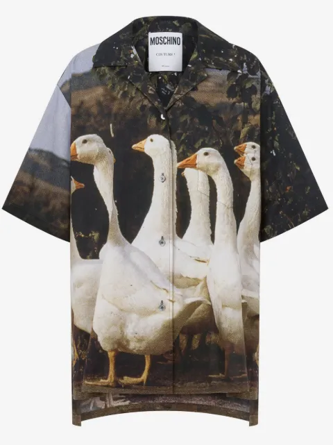 Moschino graphic-print shirt