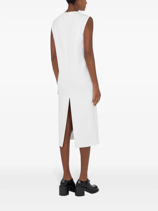 ワンピース MOSCHINO COUTURE Woman Dress White 04380541 1001 White logo-print mini dress Moschino - women - MOSCHINO