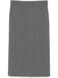 Moschino striped midi skirt - Grey