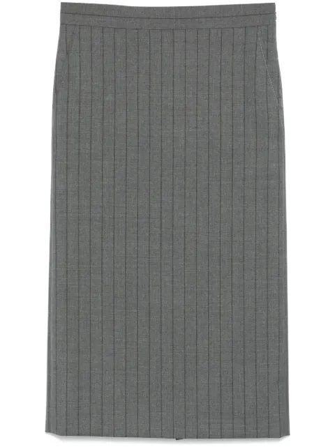 Moschino striped midi skirt  