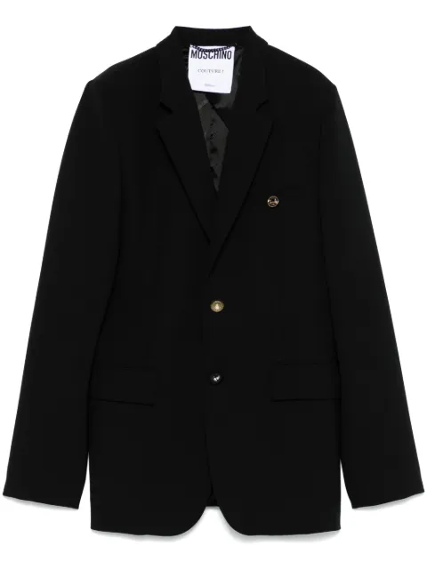 Moschino blazer de crepé