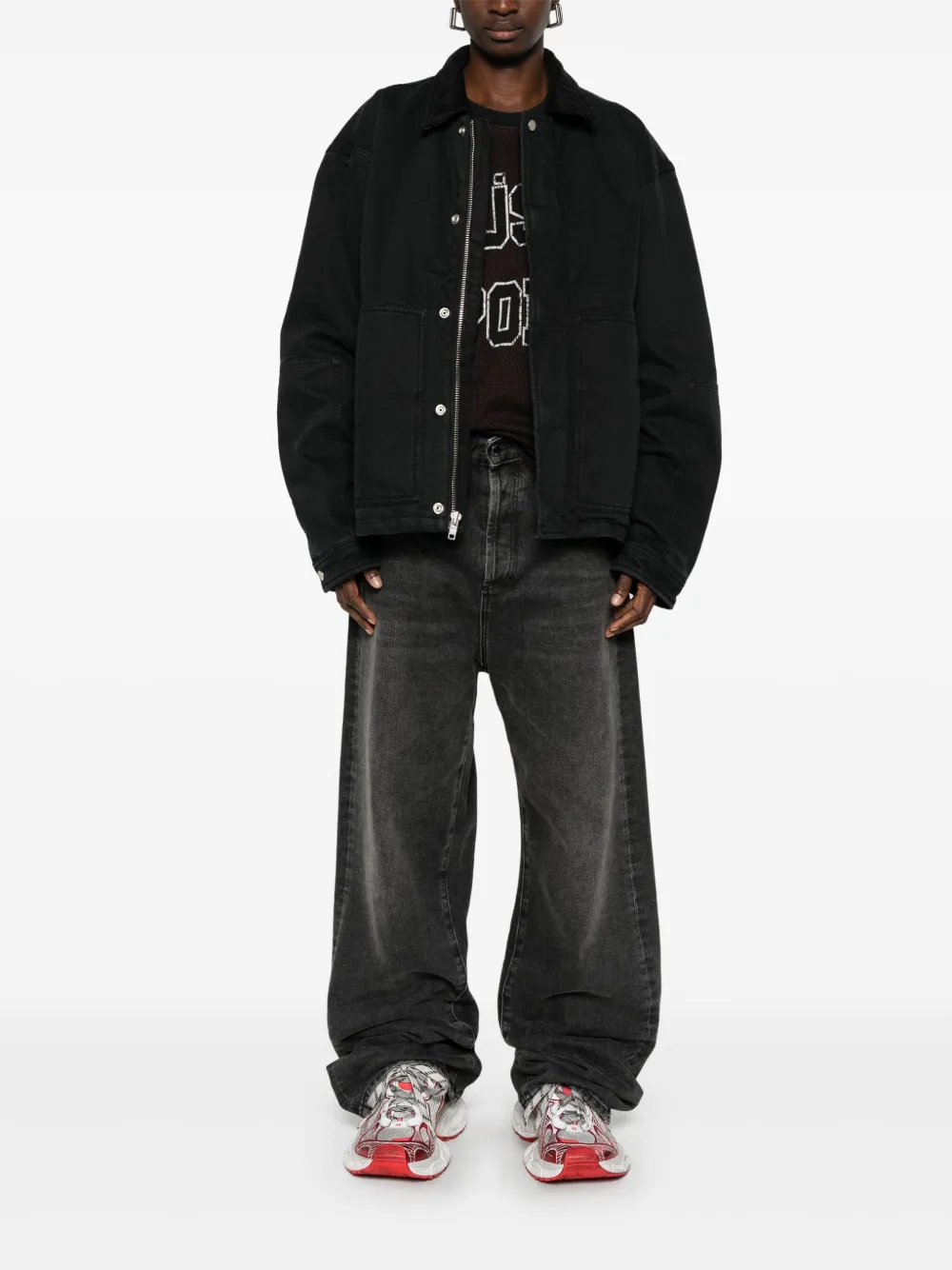 Stüssy Workgear Jacket | Black | FARFETCH