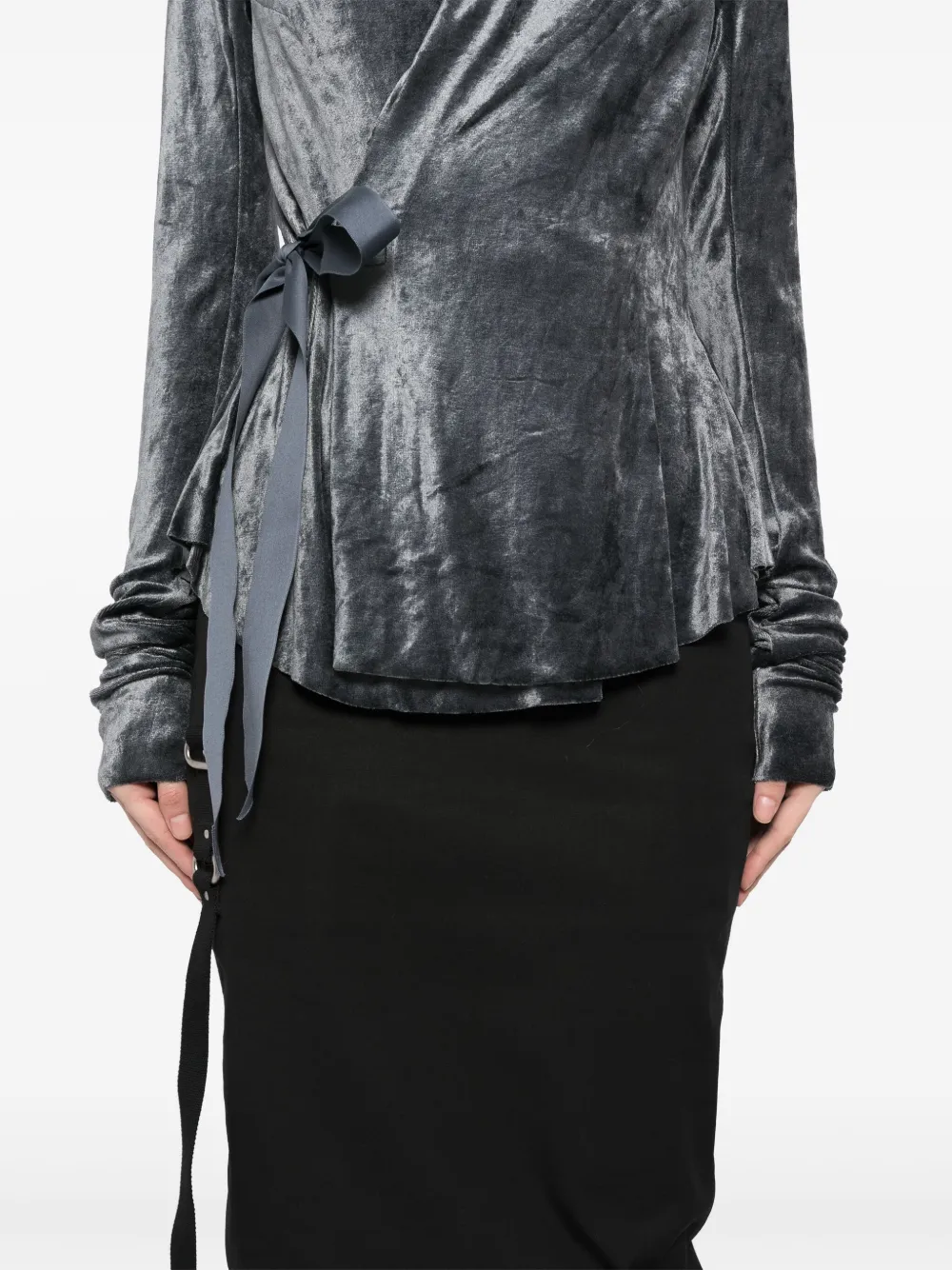 Rick Owens Lilies Hollywood Jacket Grey FARFETCH UK