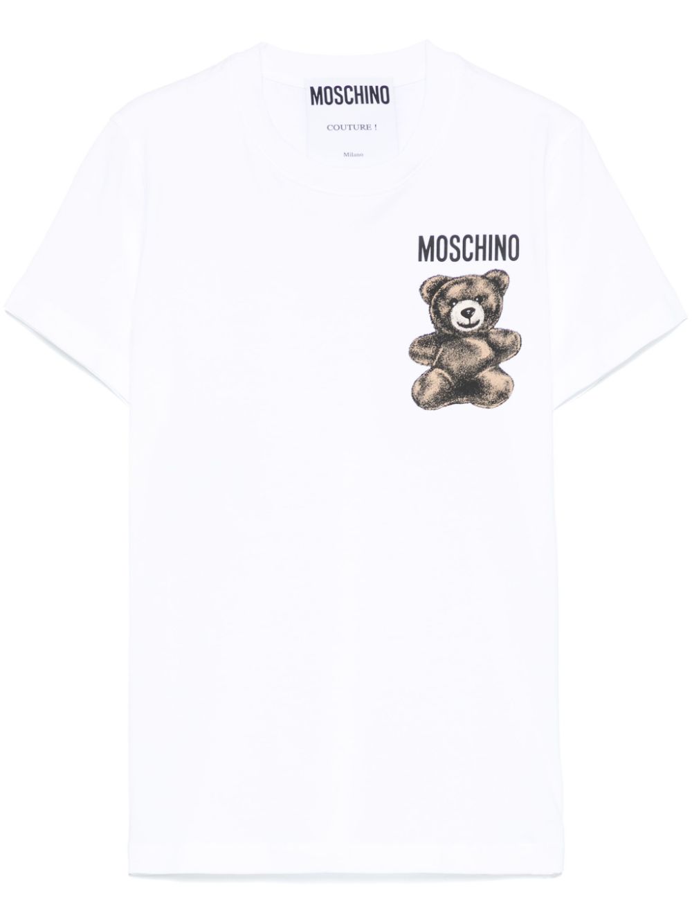 Moschino T-shirt met print Wit