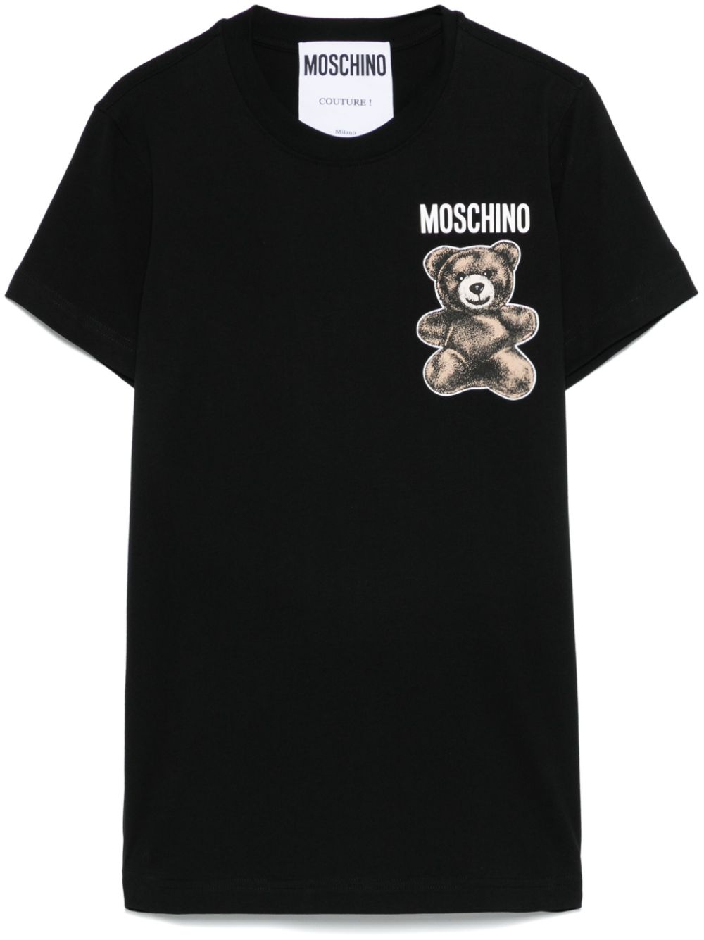 Moschino T-shirt met print Zwart