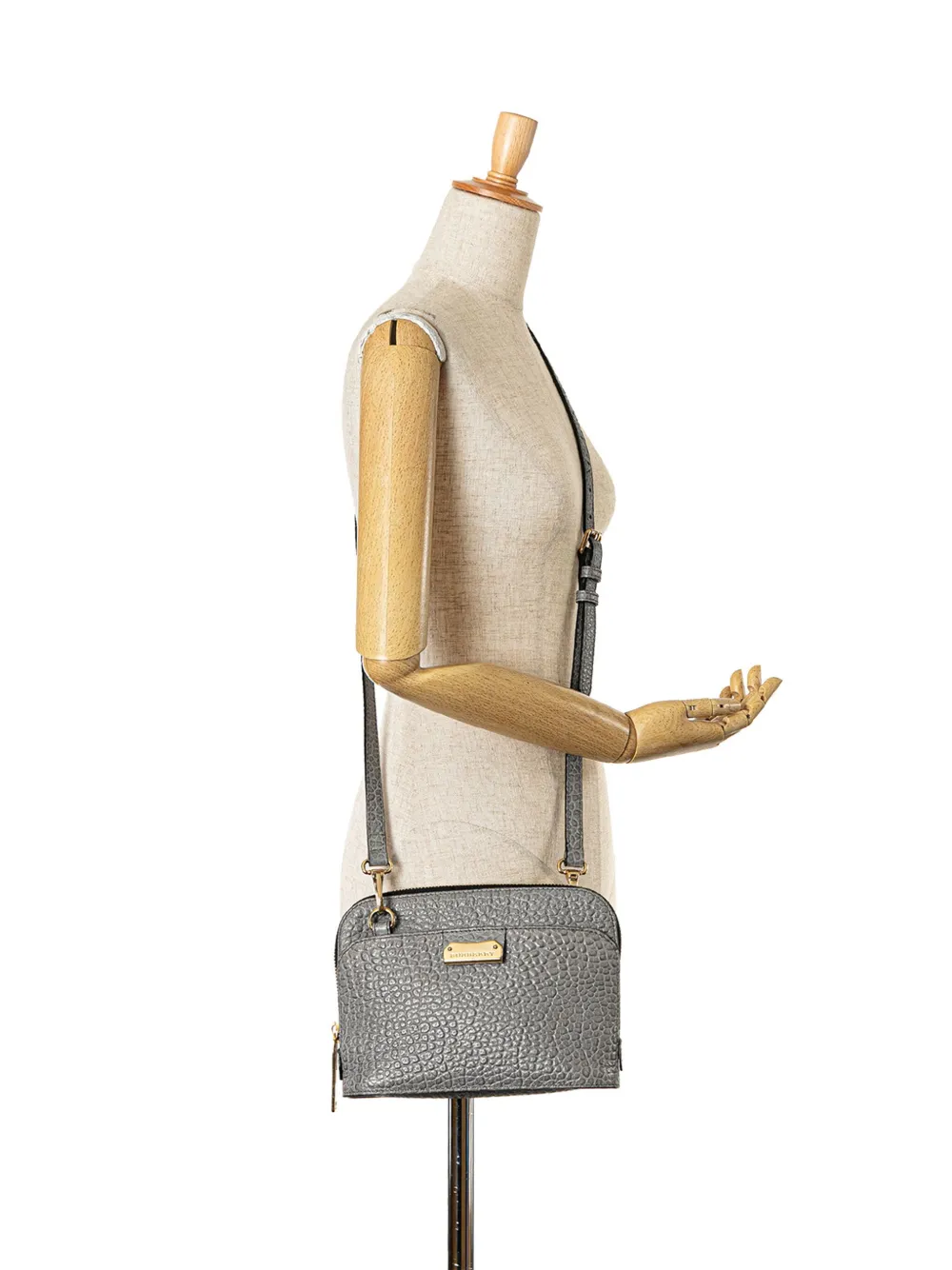 Burberry Pre-Owned 2018-2024 가죽 해로게이트 크로스 백 | 그레이 | FARFETCH KR