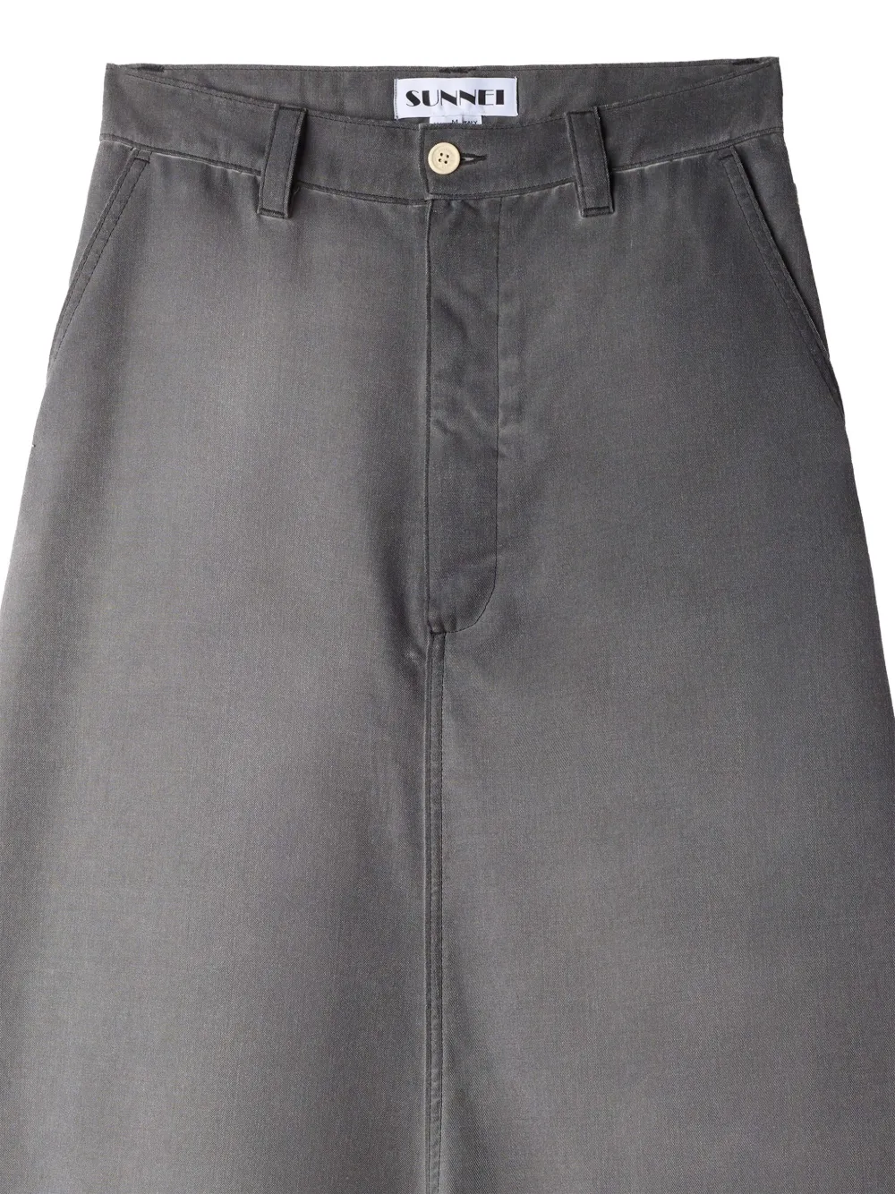 Sunnei Broek met wijde pijpen Grijs