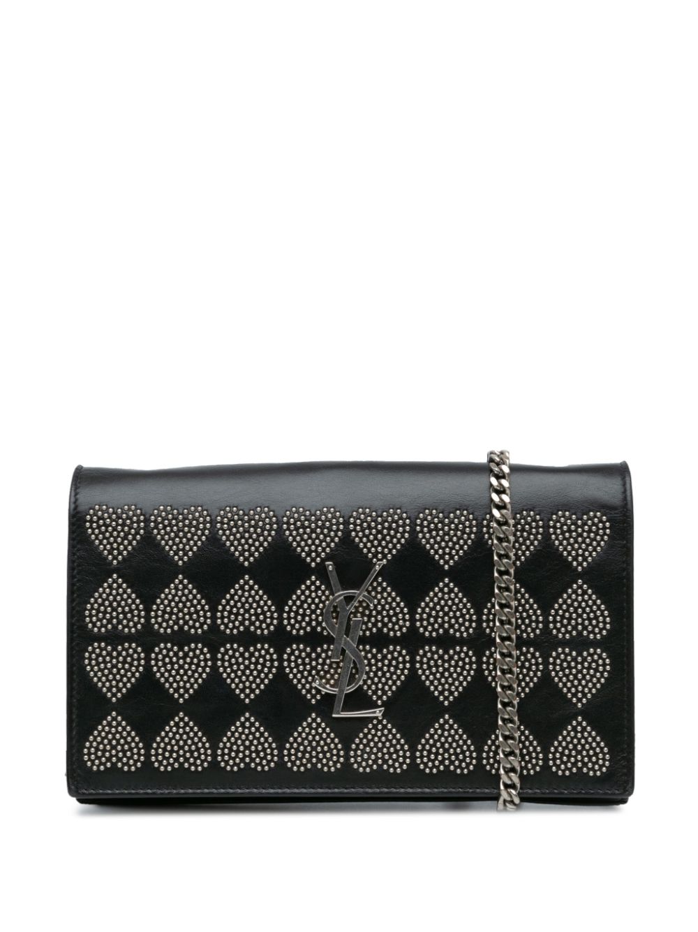 2018 Small Monogram Heart Studded Kate crossbody bag