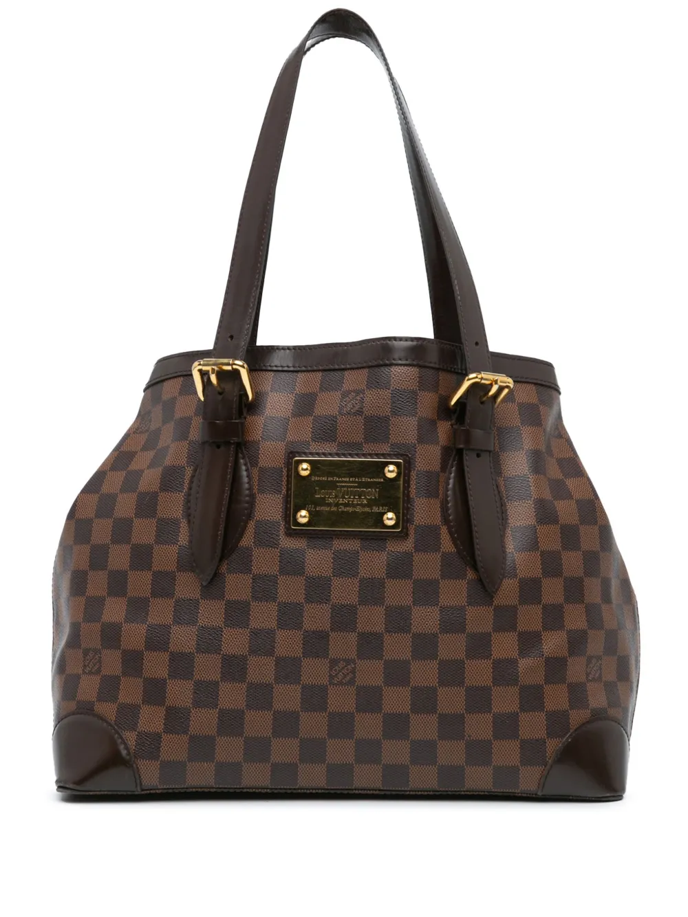 Louis Vuitton Pre Owned 1990 2023 Damier Ebene Hampstead MM Tote Bag FARFETCH DE