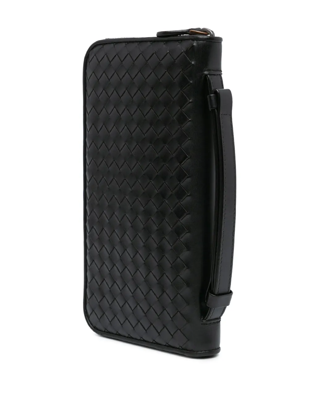 Bottega Veneta Pre-Owned 2012-2023 Intrecciato Zip Around Wallet long wallets - Zwart