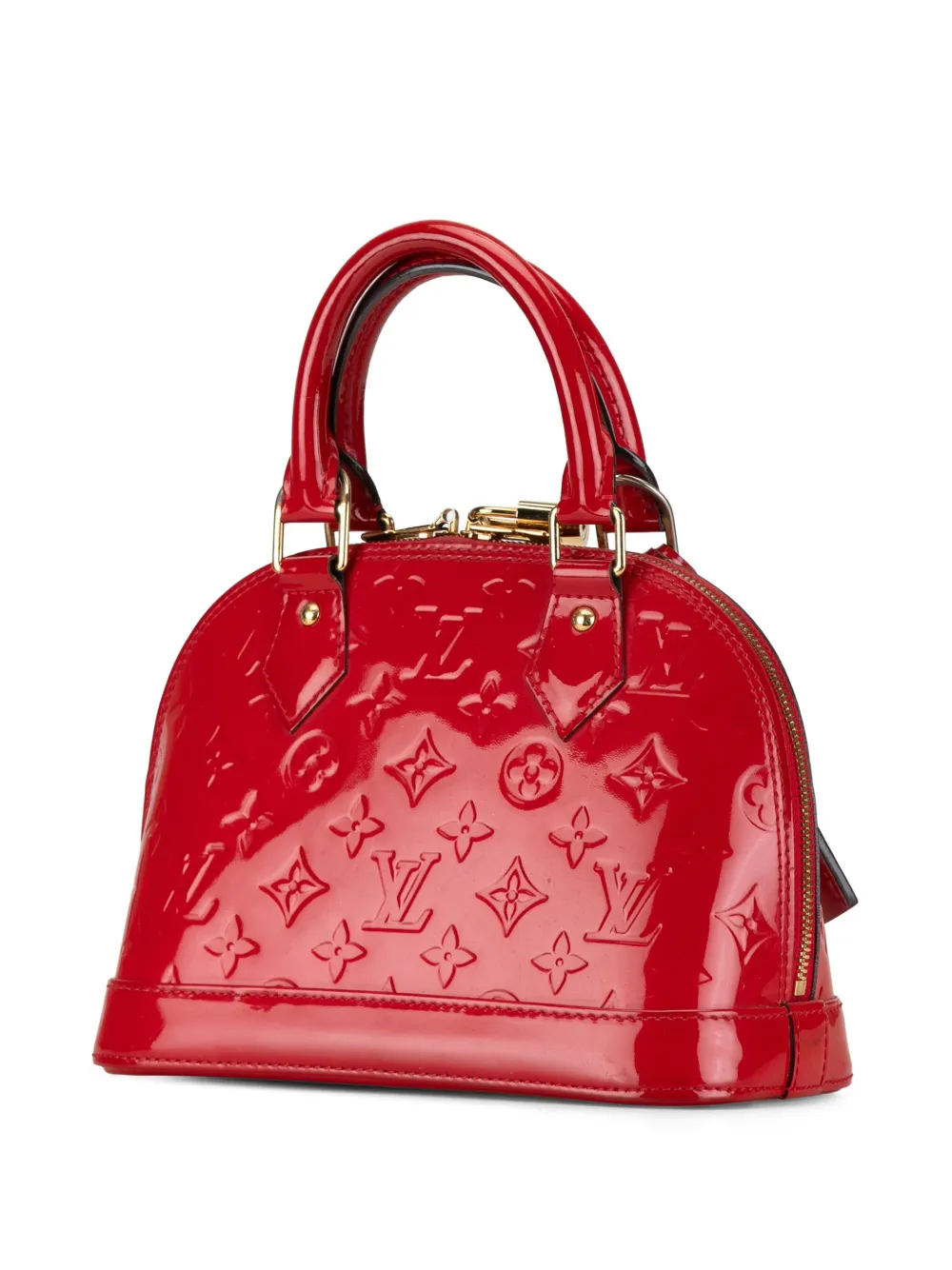 Louis Vuitton Pre-Owned 2016 Monogram Vernis Alma BB satchel - Rood