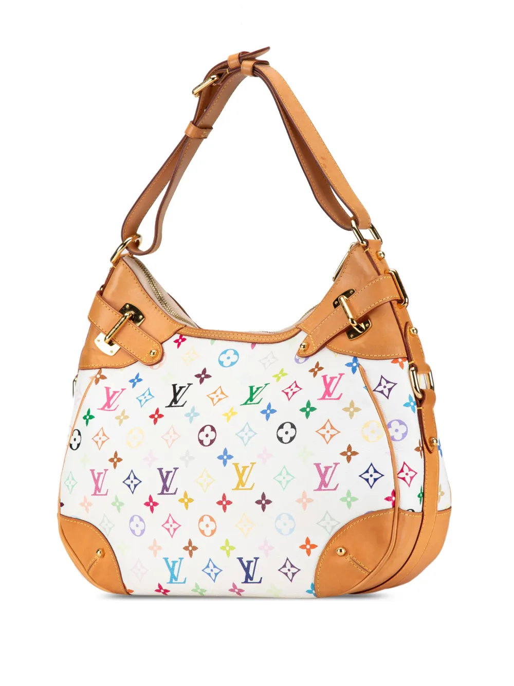 Louis Vuitton Pre-Owned 1990-2023 Monogram Multicolore Greta hobo bag - Wit