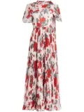 Huishan Zhang floral maxi dress - Red