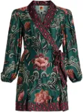 FARM Rio floral-print mini dress - Green
