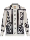 FARM Rio printed shirt - White