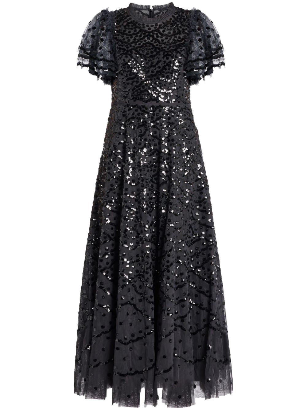 sequinned maxi dress