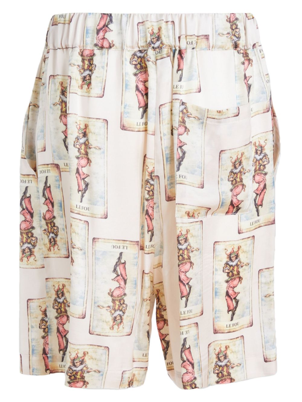 Laneus graphic-print bermuda shorts - Wit