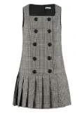 Dolce & Gabbana Kids plaid mini dress - Grey