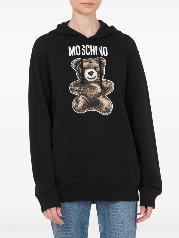 MOSCHINO テディベアパーカー ブラック Moschino テディベア パーカー | ブラック | FARFETCH JP
