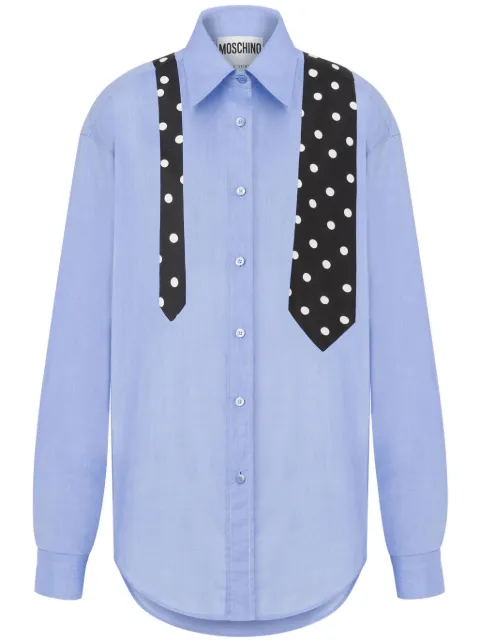Moschino t-shirt à imprimé cravate
