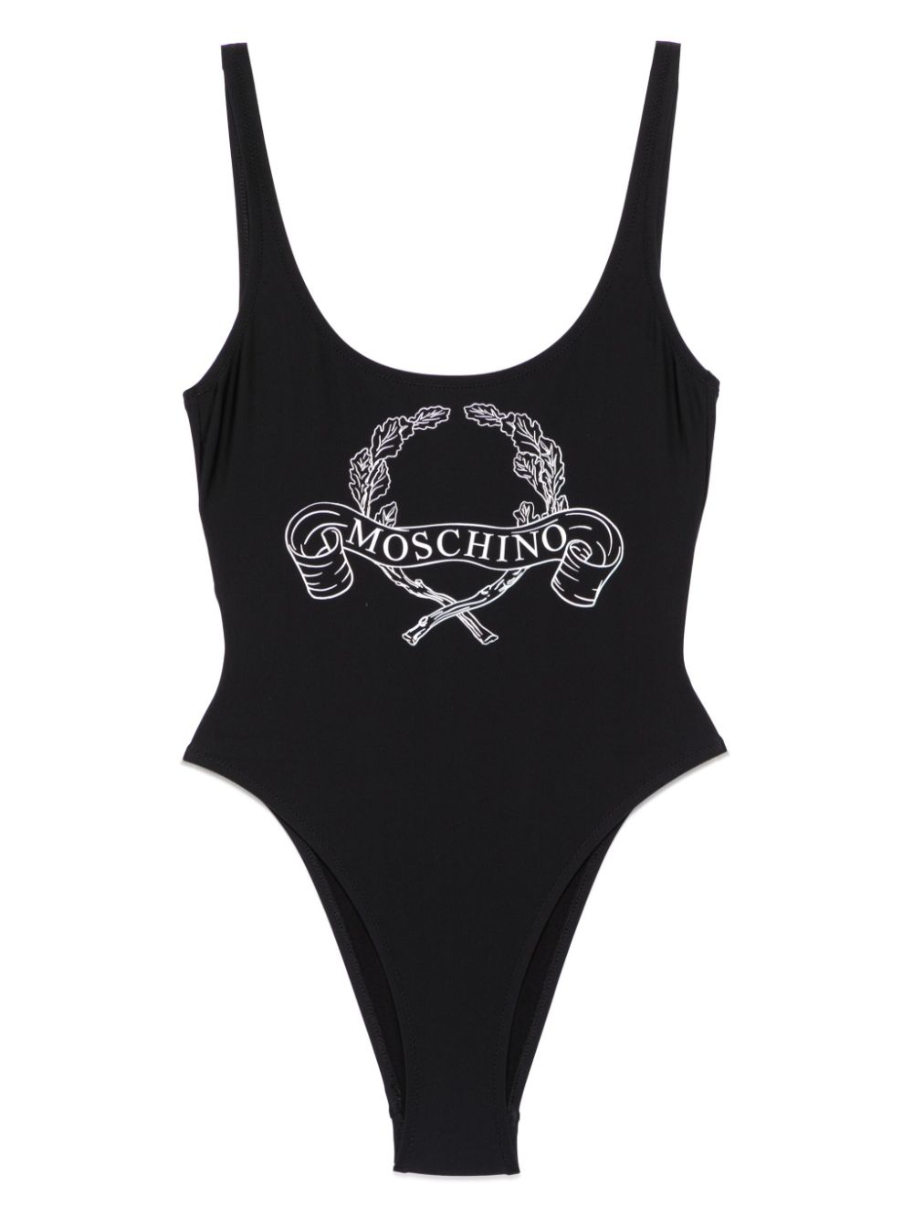 Moschino Badpak met logoprint Zwart