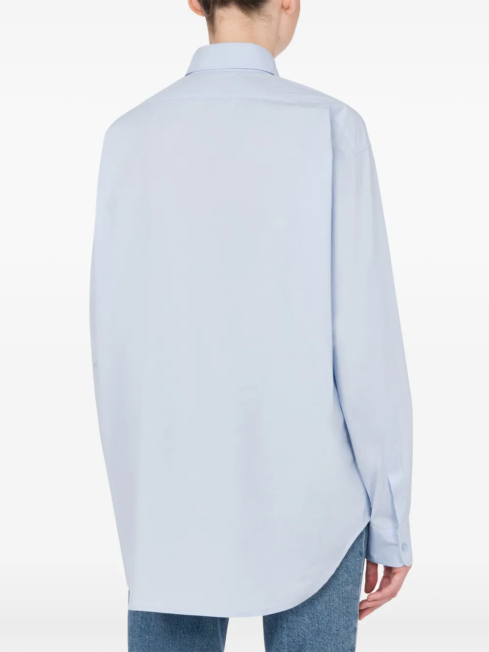 Moschino Blouse met print Blauw