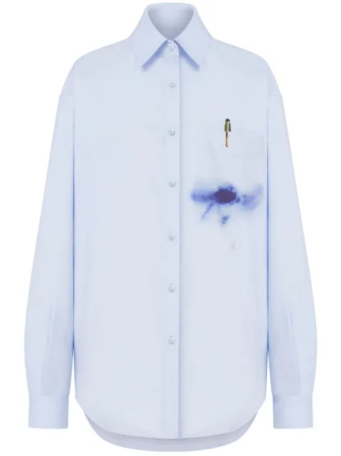 Moschino blotch-print shirt