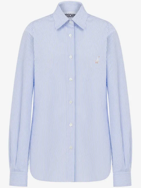 Moschino striped poplin shirt