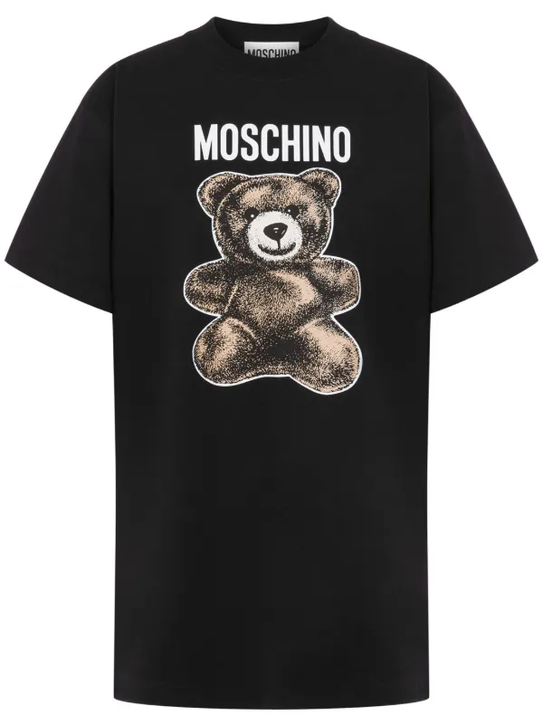 Moschino Teddy bear-print T-shirt | Black | FARFETCH