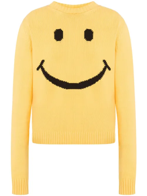 Moschino pull Smiley - Jaune - Moschino - Modalova