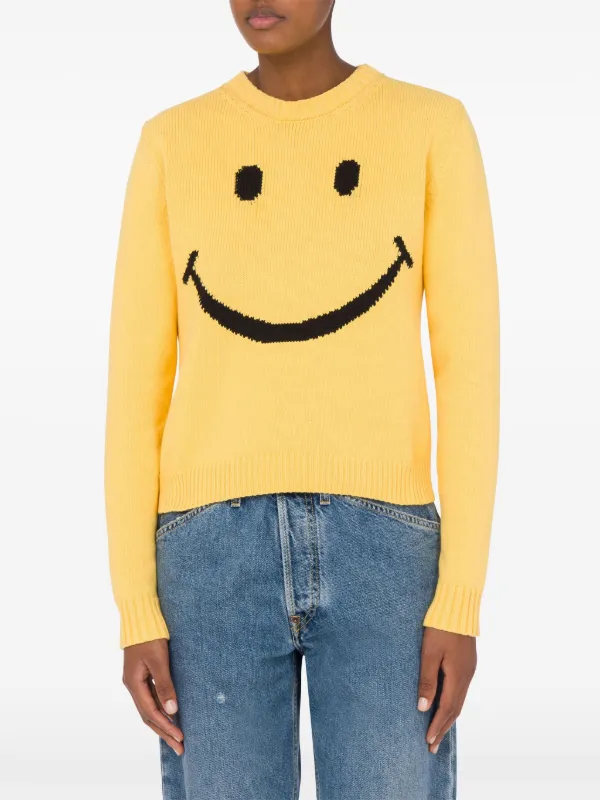 Moschino Smiley Sweater | Yellow | FARFETCH