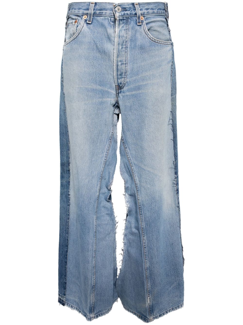 panelled jeans