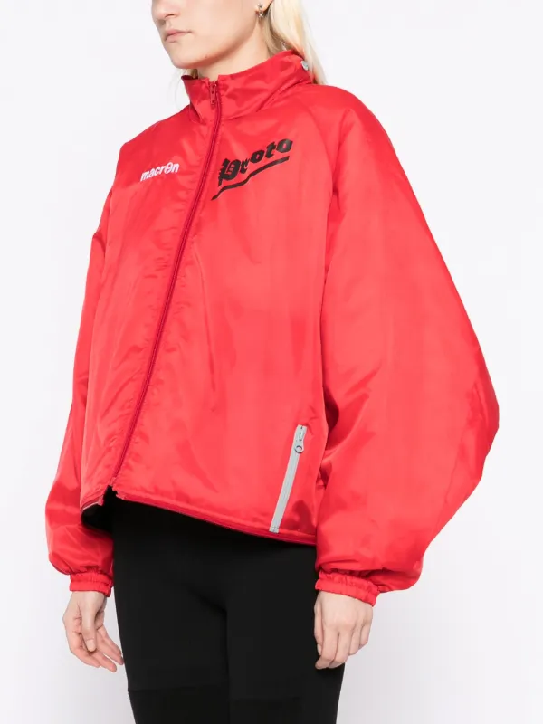 PROTOTYPES logo-print Jacket | Red | FARFETCH