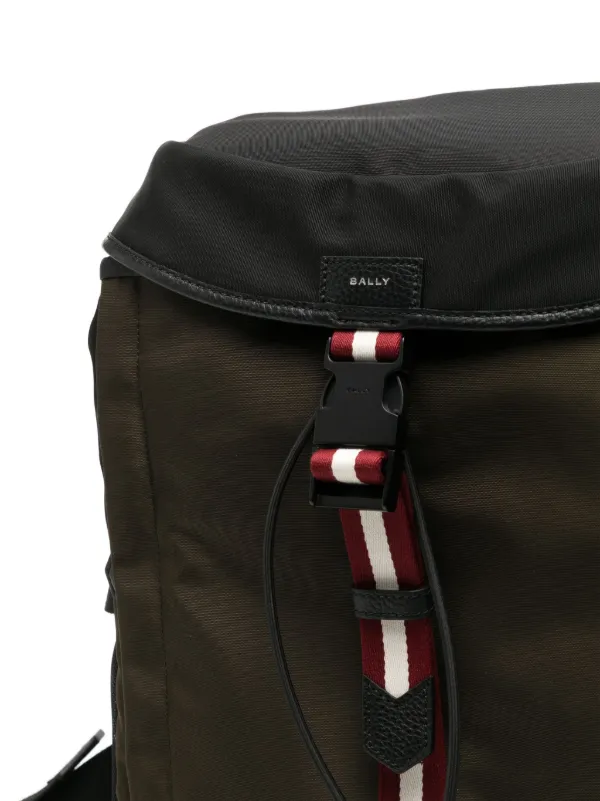 Bally ストライプ バックパック | ブラック | FARFETCH JP