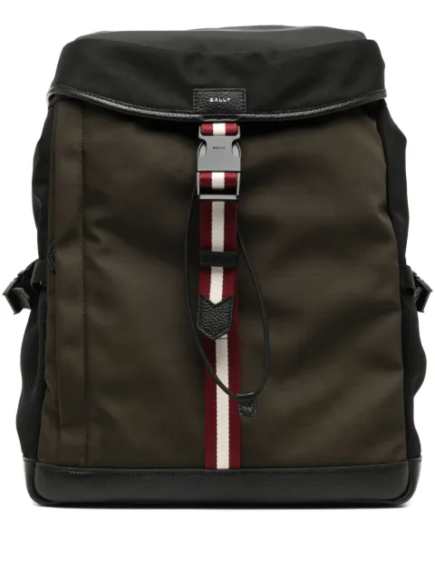 Bally striped backpack
