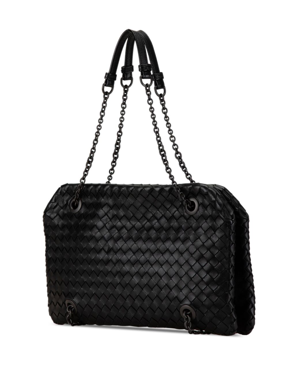 Bottega Veneta Pre-Owned 2012-2020 Intrecciato Nappa Duo shoulder bag - Zwart