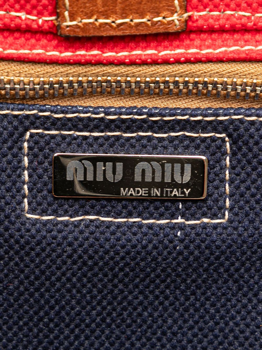 Miu Miu Pre-Owned 20th Century Printed Canvas tote bag WOMEN