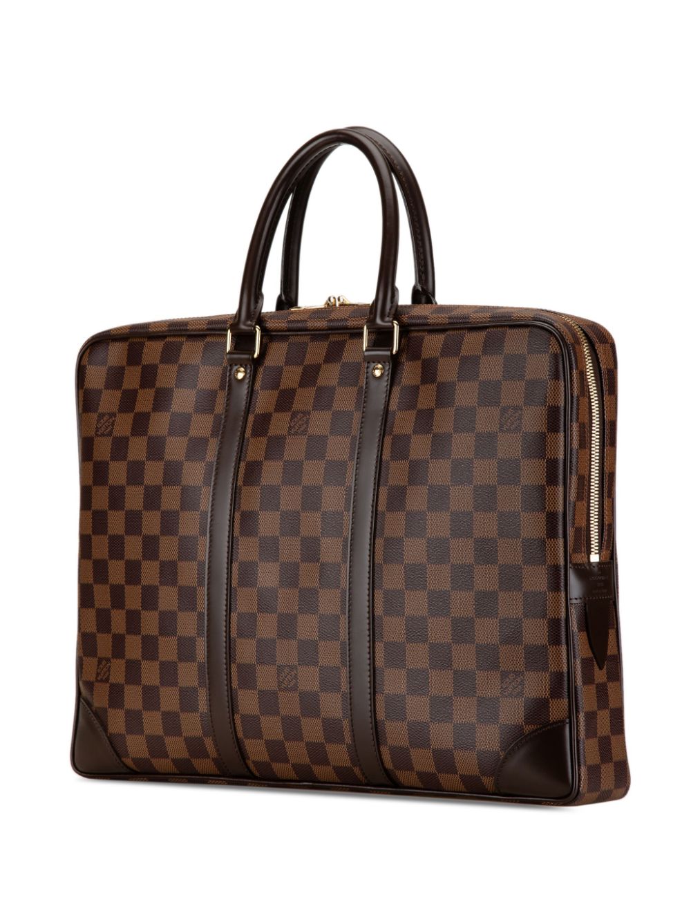 Louis Vuitton Pre-Owned 2013 Damier Ebene Porte Documents Voyage PM business bag - Bruin