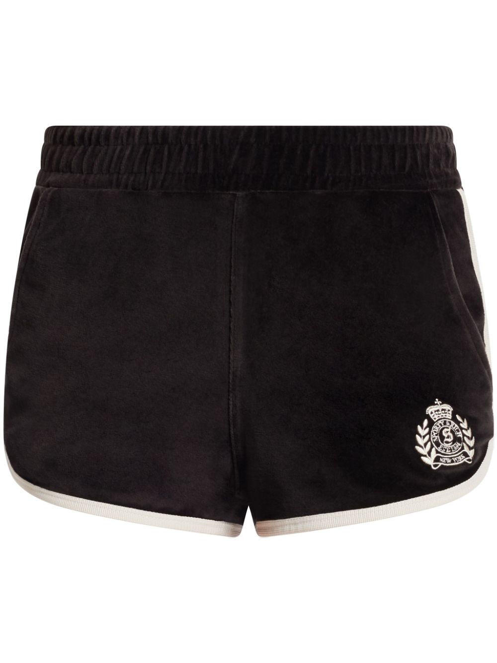 logo-embroidered shorts