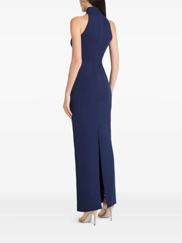 Solace London Inaya Maxi Dress | Blue | FARFETCH