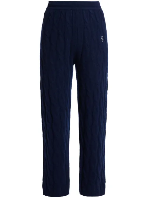 Pantalon en maille torsadée - Sporty & Rich - Modalova