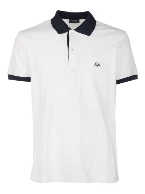 FeFè contrast-collar polo shirt