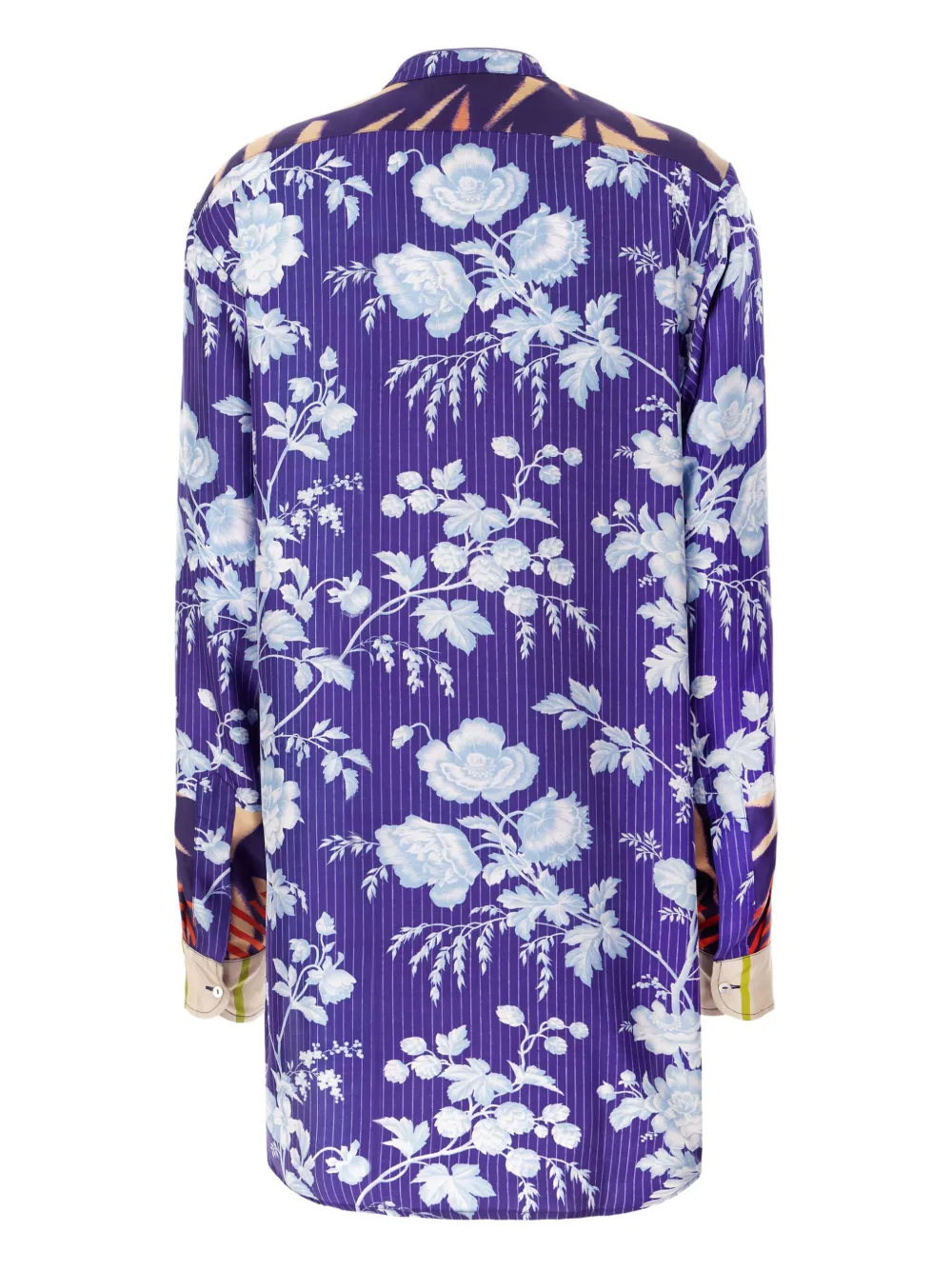 Pierre-Louis Mascia Blouse met geometrische bloemenprint Paars