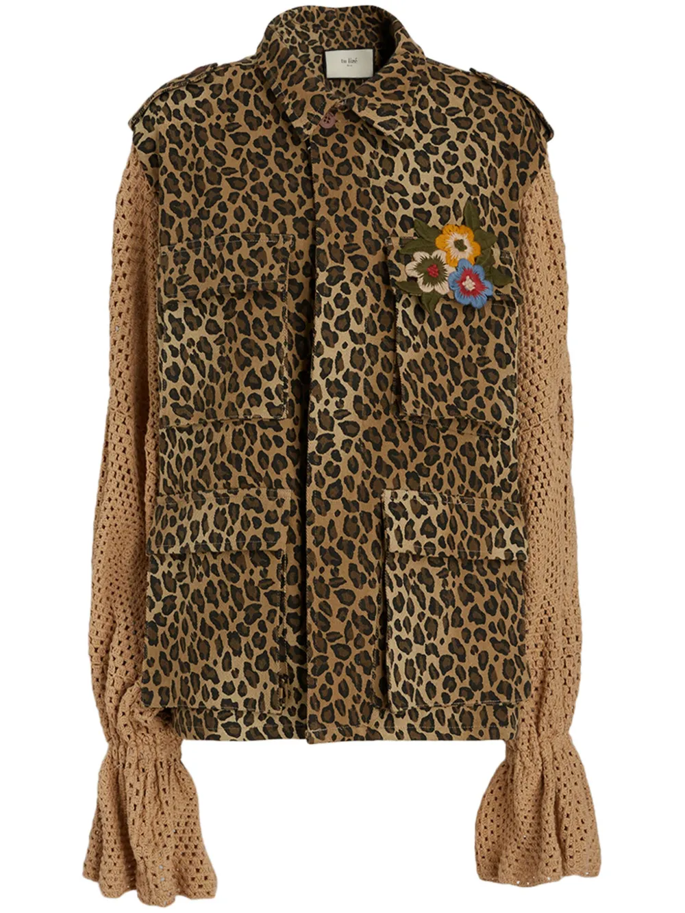 tu lizé leopard-print jacket