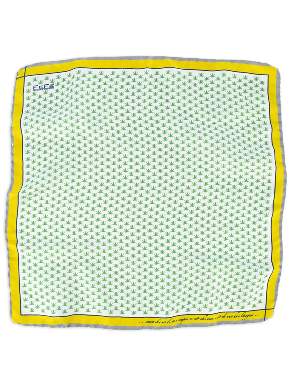 FeFè Lenço com estampa gráfica | Branco | Image 1