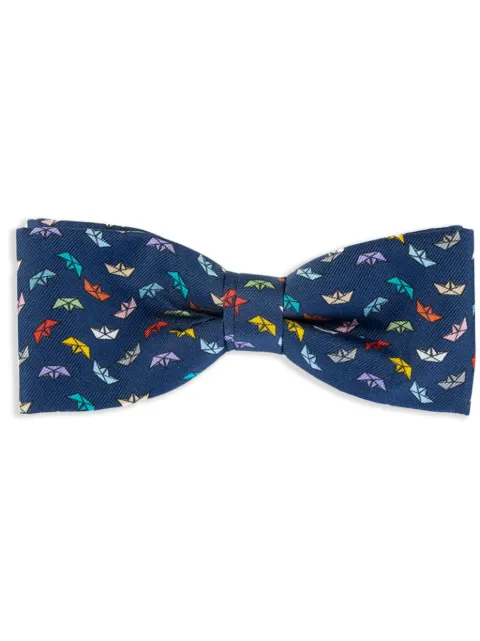 FeFè corbata de moño con estampado gráfico